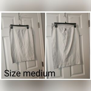 Medium White Hardtail Skirt